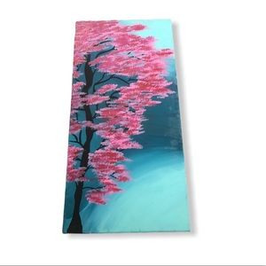 Cherry blossom tree canvas painting